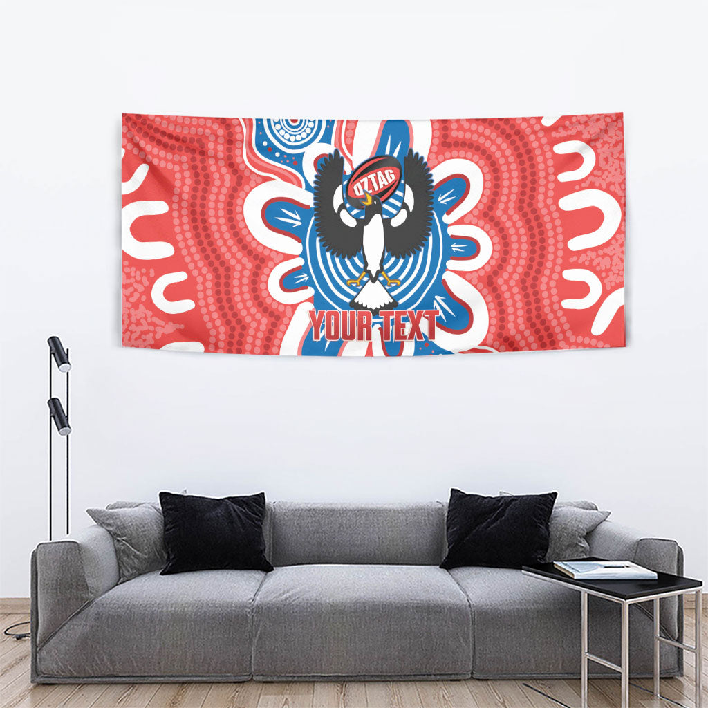 South Australia Oztag Custom Tapestry SA Piping Shrike Indigenous Art