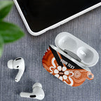 Northern Territory Oztag Custom AirPods Case Seven-Petaled Rose Emblem Indigenous Art