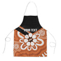 Northern Territory Oztag Custom Apron Seven-Petaled Rose Emblem Indigenous Art