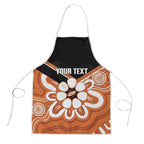 Northern Territory Oztag Custom Apron Seven-Petaled Rose Emblem Indigenous Art