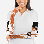 Northern Territory Oztag Custom Arm Sleeves Seven-Petaled Rose Emblem Indigenous Art