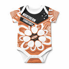 Northern Territory Oztag Custom Baby Onesie Seven-Petaled Rose Emblem Indigenous Art