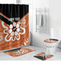 Northern Territory Oztag Custom Bathroom Set Seven-Petaled Rose Emblem Indigenous Art