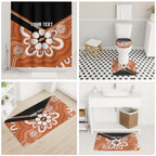 Northern Territory Oztag Custom Bathroom Set Seven-Petaled Rose Emblem Indigenous Art