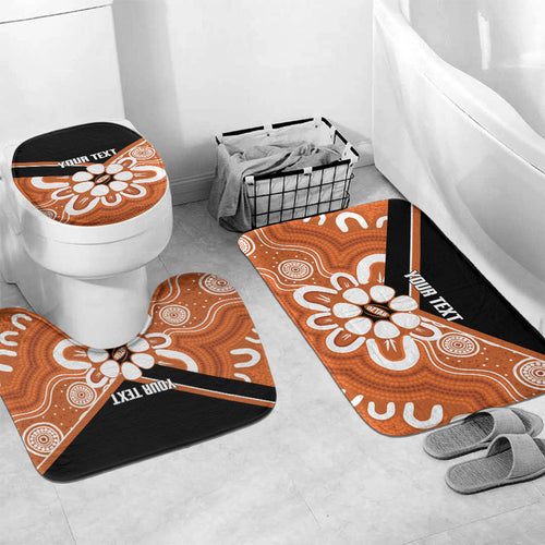 Northern Territory Oztag Custom Bathroom Set Seven-Petaled Rose Emblem Indigenous Art