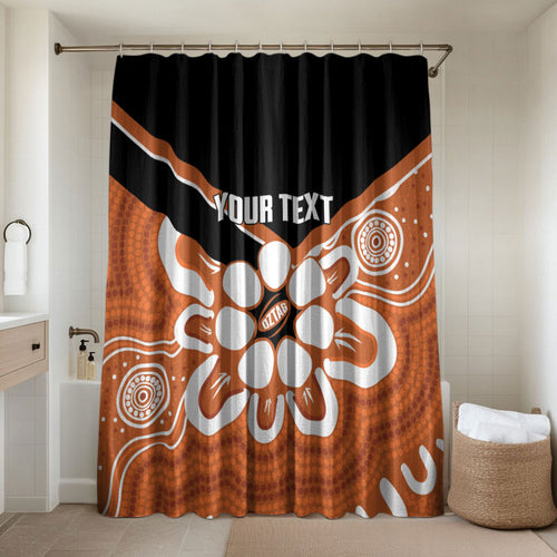 Northern Territory Oztag Custom Bathroom Set Seven-Petaled Rose Emblem Indigenous Art