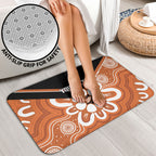 Northern Territory Oztag Custom Bathroom Set Seven-Petaled Rose Emblem Indigenous Art