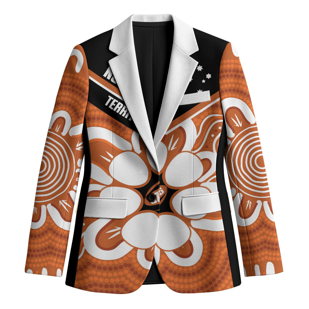 Northern Territory Oztag Custom Blazer Seven-Petaled Rose Emblem Indigenous Art