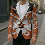 Northern Territory Oztag Custom Blazer Seven-Petaled Rose Emblem Indigenous Art