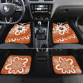 Northern Territory Oztag Custom Car Mats Seven-Petaled Rose Emblem Indigenous Art