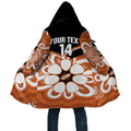 Northern Territory Oztag Custom Cloak Seven-Petaled Rose Emblem Indigenous Art