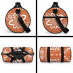 Northern Territory Oztag Custom Duffle Bag Seven-Petaled Rose Emblem Indigenous Art