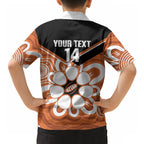 Northern Territory Oztag Custom Hawaiian Shirt Seven-Petaled Rose Emblem Indigenous Art