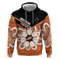 Northern Territory Oztag Custom Hoodie Seven-Petaled Rose Emblem Indigenous Art