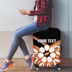 Northern Territory Oztag Custom Luggage Cover Seven-Petaled Rose Emblem Indigenous Art