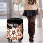 Northern Territory Oztag Custom Luggage Cover Seven-Petaled Rose Emblem Indigenous Art
