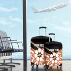 Northern Territory Oztag Custom Luggage Cover Seven-Petaled Rose Emblem Indigenous Art