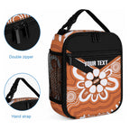 Northern Territory Oztag Custom Lunch Bag Seven-Petaled Rose Emblem Indigenous Art