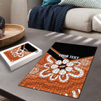 Northern Territory Oztag Custom Puzzle Seven-Petaled Rose Emblem Indigenous Art