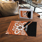 Northern Territory Oztag Custom Puzzle Seven-Petaled Rose Emblem Indigenous Art