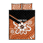 Northern Territory Oztag Custom Quilt Bed Set Seven-Petaled Rose Emblem Indigenous Art
