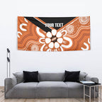 Northern Territory Oztag Custom Tapestry Seven-Petaled Rose Emblem Indigenous Art