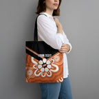 Northern Territory Oztag Custom Tote Bag Seven-Petaled Rose Emblem Indigenous Art