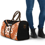 Northern Territory Oztag Custom Travel Bag Seven-Petaled Rose Emblem Indigenous Art