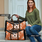 Northern Territory Oztag Custom Travel Bag Seven-Petaled Rose Emblem Indigenous Art