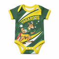 Tagaroos Oztag Australia Custom Baby Onesie Aussie Kangaroo Mascot Sporty Style