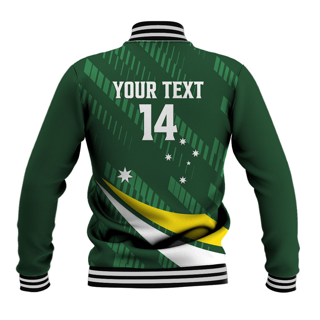 Tagaroos Oztag Australia Custom Baseball Jacket Aussie Kangaroo Mascot Sporty Style
