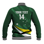 Tagaroos Oztag Australia Custom Baseball Jacket Aussie Kangaroo Mascot Sporty Style
