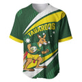 Tagaroos Oztag Australia Custom Baseball Jersey Aussie Kangaroo Mascot Sporty Style