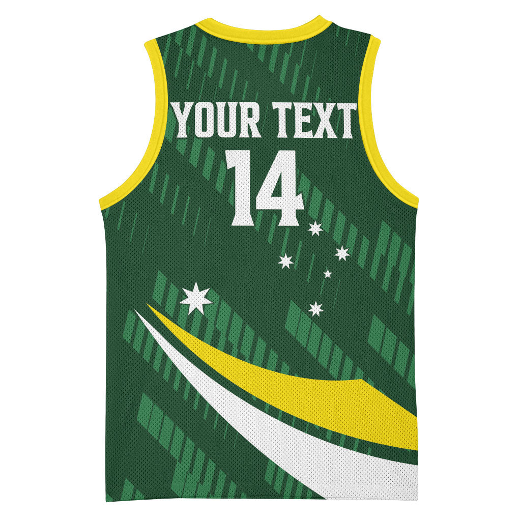 Tagaroos Oztag Australia Custom Basketball Jersey Aussie Kangaroo Mascot Sporty Style