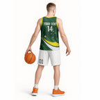 Tagaroos Oztag Australia Custom Basketball Jersey Aussie Kangaroo Mascot Sporty Style