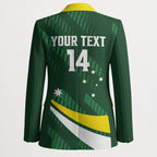 Tagaroos Oztag Australia Custom Blazer Aussie Kangaroo Mascot Sporty Style