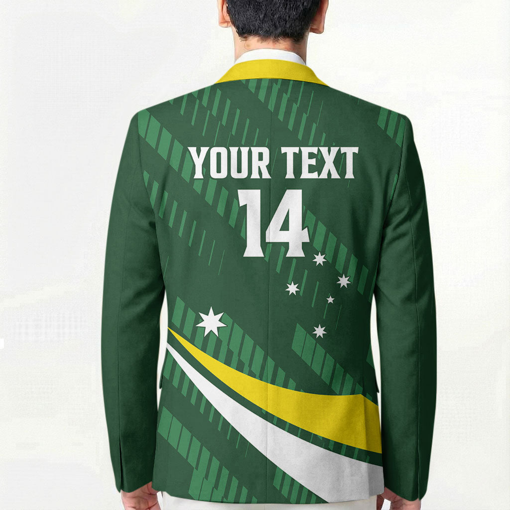 Tagaroos Oztag Australia Custom Blazer Aussie Kangaroo Mascot Sporty Style