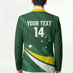 Tagaroos Oztag Australia Custom Blazer Aussie Kangaroo Mascot Sporty Style