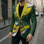 Tagaroos Oztag Australia Custom Blazer Aussie Kangaroo Mascot Sporty Style