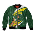 Tagaroos Oztag Australia Custom Bomber Jacket Aussie Kangaroo Mascot Sporty Style