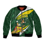 Tagaroos Oztag Australia Custom Bomber Jacket Aussie Kangaroo Mascot Sporty Style