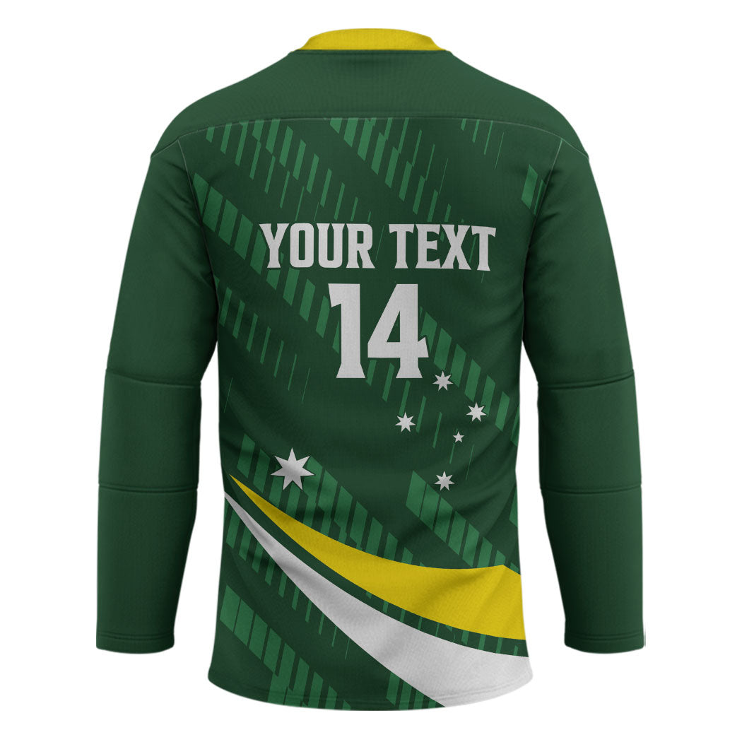 Tagaroos Oztag Australia Custom Hockey Jersey Aussie Kangaroo Mascot Sporty Style