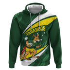 Tagaroos Oztag Australia Custom Hoodie Aussie Kangaroo Mascot Sporty Style