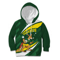 Tagaroos Oztag Australia Custom Kid Hoodie Aussie Kangaroo Mascot Sporty Style