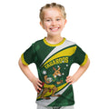 Tagaroos Oztag Australia Custom Kid T Shirt Aussie Kangaroo Mascot Sporty Style