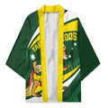 Tagaroos Oztag Australia Custom Kimono Aussie Kangaroo Mascot Sporty Style