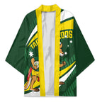 Tagaroos Oztag Australia Custom Kimono Aussie Kangaroo Mascot Sporty Style