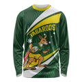 Tagaroos Oztag Australia Custom Long Sleeve Shirt Aussie Kangaroo Mascot Sporty Style