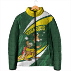 Tagaroos Oztag Australia Custom Padded Jacket Aussie Kangaroo Mascot Sporty Style