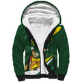 Tagaroos Oztag Australia Custom Sherpa Hoodie Aussie Kangaroo Mascot Sporty Style